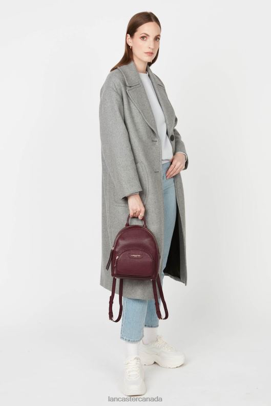 Women Small Backpack Dune 4J6H4603 Bag Pourpre Lancaster Paris
