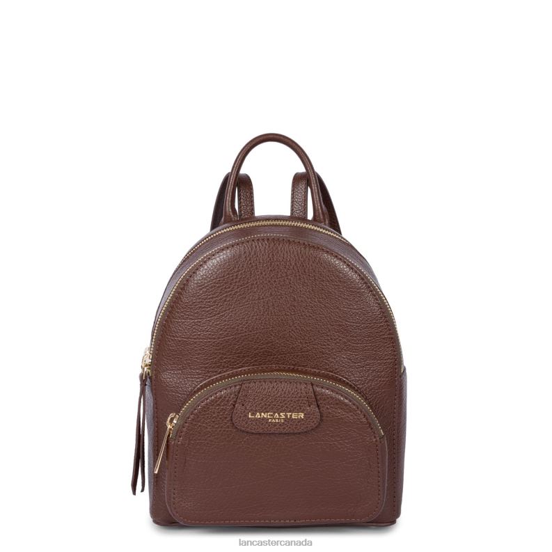 Women Small Backpack Dune 4J6H4604 Bag Chataigne Lancaster Paris