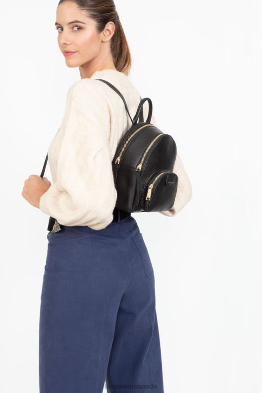 Women Small Backpack Dune 4J6H4607 Bag Noir Lancaster Paris