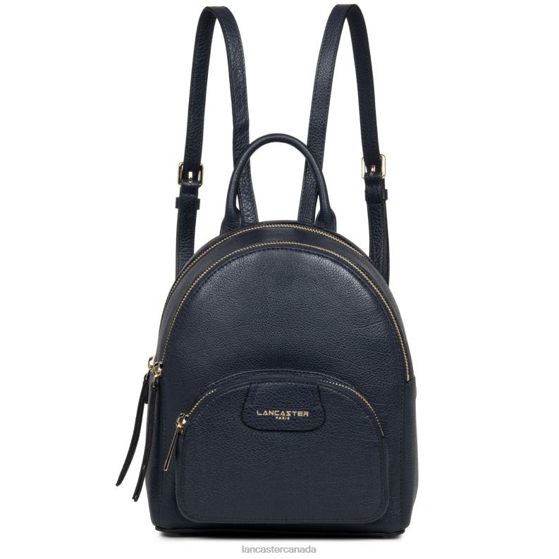 Women Small Backpack Dune 4J6H4611 Bag Bleu Fonce Lancaster Paris