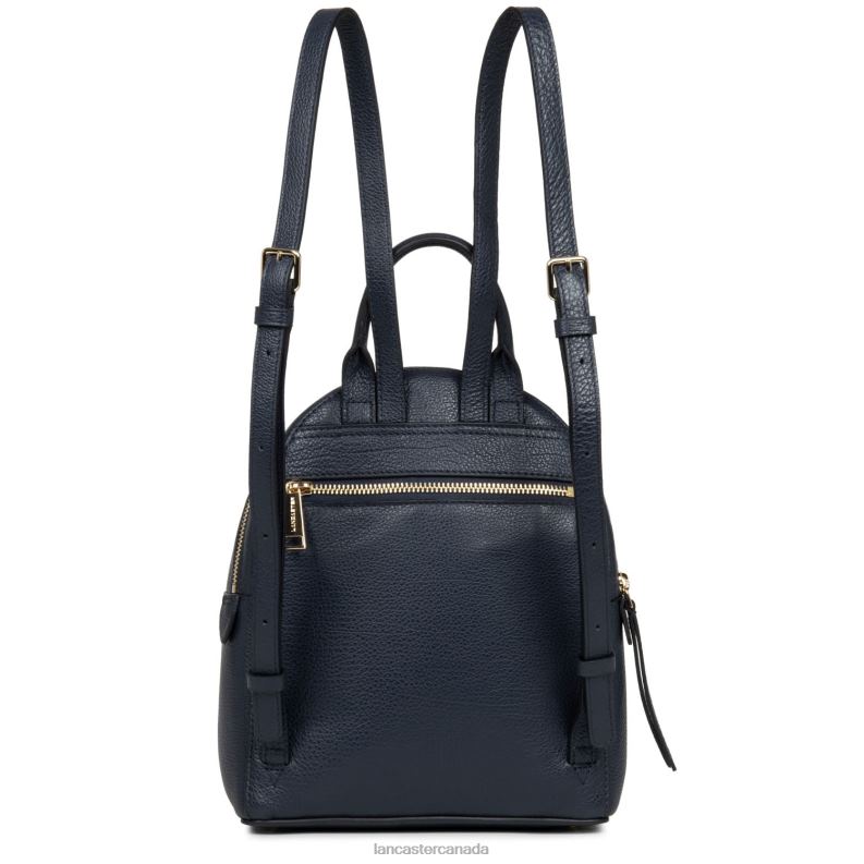 Women Small Backpack Dune 4J6H4611 Bag Bleu Fonce Lancaster Paris