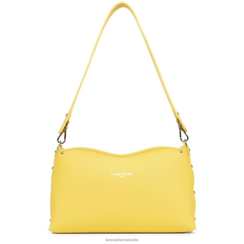 Women Baguette Bag City Flore 4J6H3493 Bag Poussin-In-Champagne Lancaster Paris