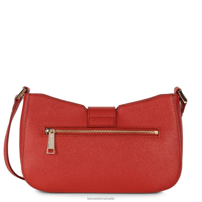 Women Baguette Bag Delphino 4J6H2473 Bag Rouge Lancaster Paris