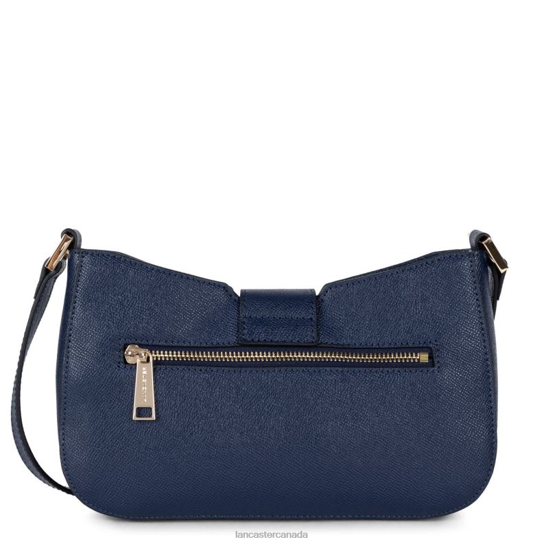 Women Baguette Bag Delphino 4J6H2474 Bag Bleu Fonce Lancaster Paris