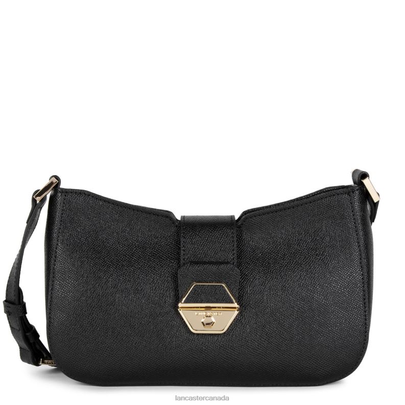 Women Baguette Bag Delphino 4J6H2476 Bag Noir Lancaster Paris