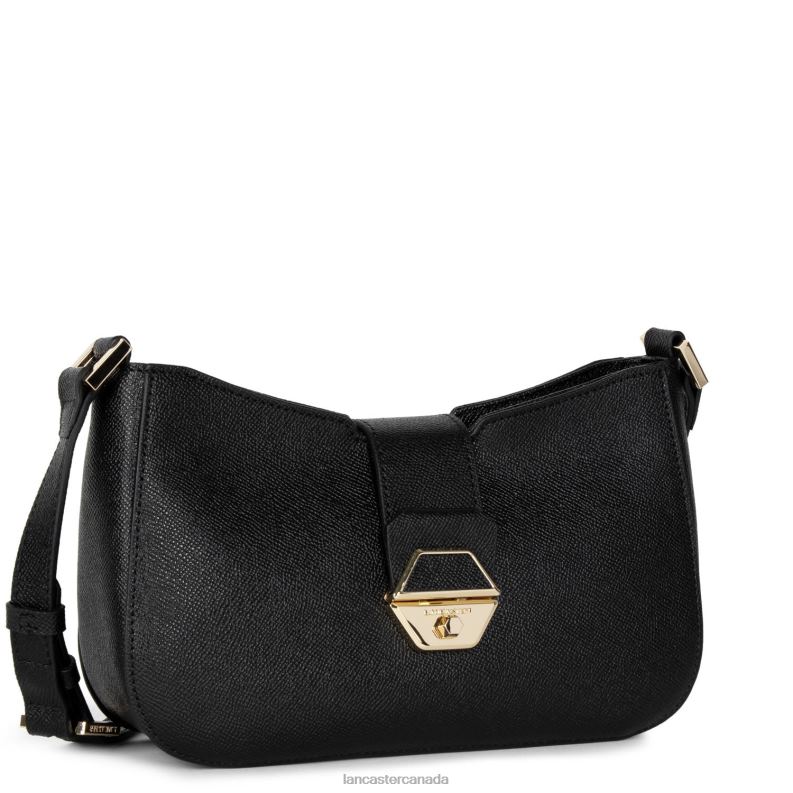 Women Baguette Bag Delphino 4J6H2476 Bag Noir Lancaster Paris