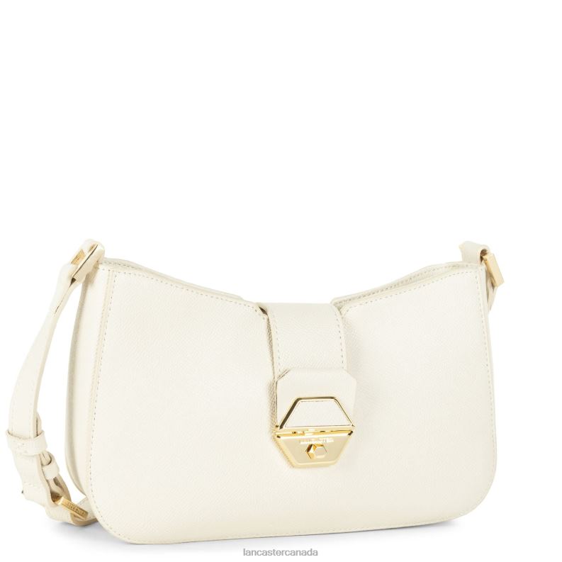 Women Baguette Bag Delphino 4J6H2478 Bag Ecru Lancaster Paris