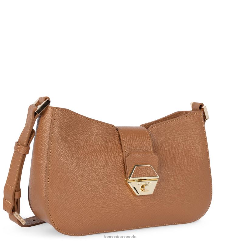 Women Baguette Bag Delphino 4J6H2479 Bag Camel Lancaster Paris
