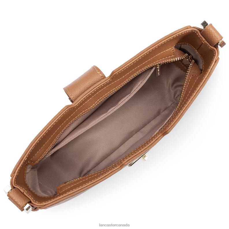 Women Baguette Bag Delphino 4J6H2479 Bag Camel Lancaster Paris