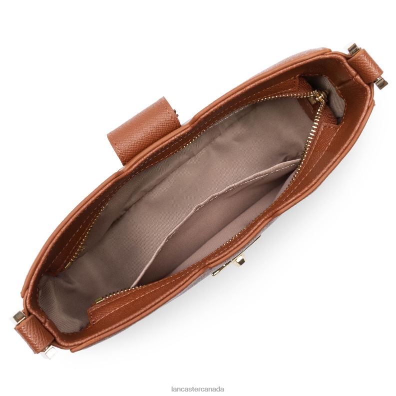Women Baguette Bag Delphino 4J6H2480 Bag Cognac Lancaster Paris