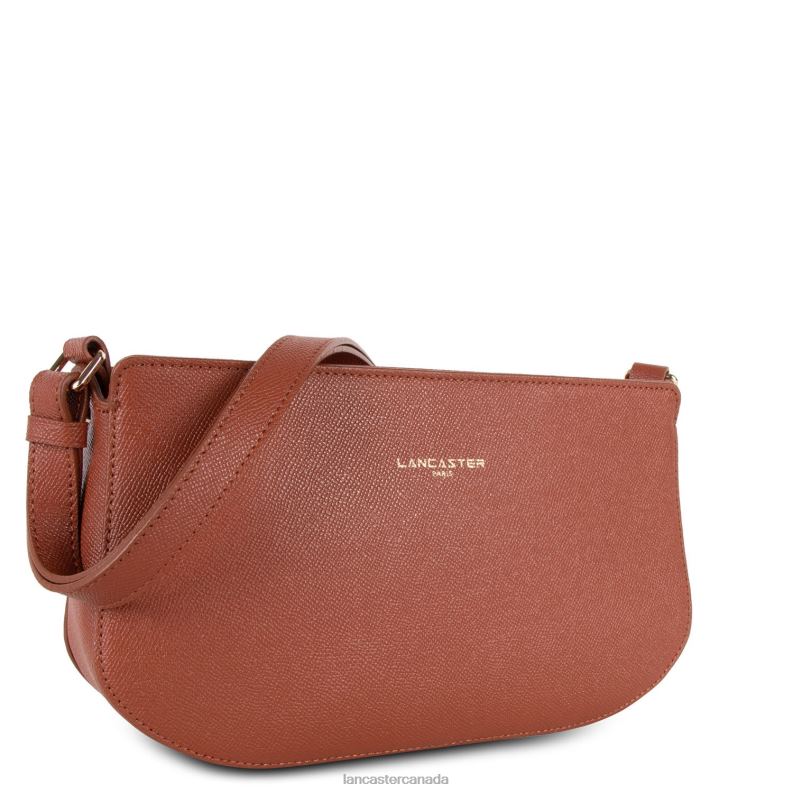 Women Baguette Bag Delphino Fashion 4J6H4188 Bag Noisette Lancaster Paris