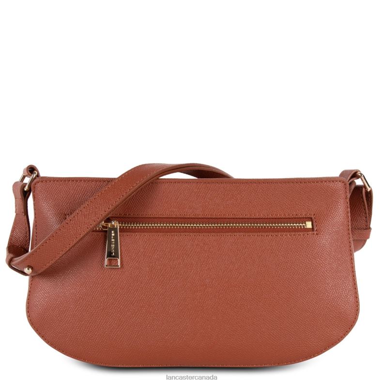 Women Baguette Bag Delphino Fashion 4J6H4188 Bag Noisette Lancaster Paris