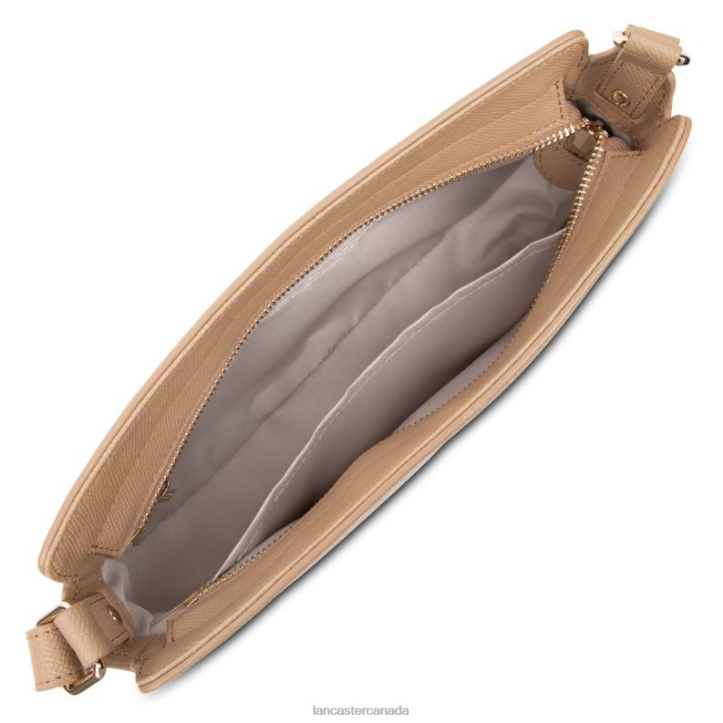 Women Baguette Bag Delphino Fashion 4J6H4189 Bag Naturel Lancaster Paris