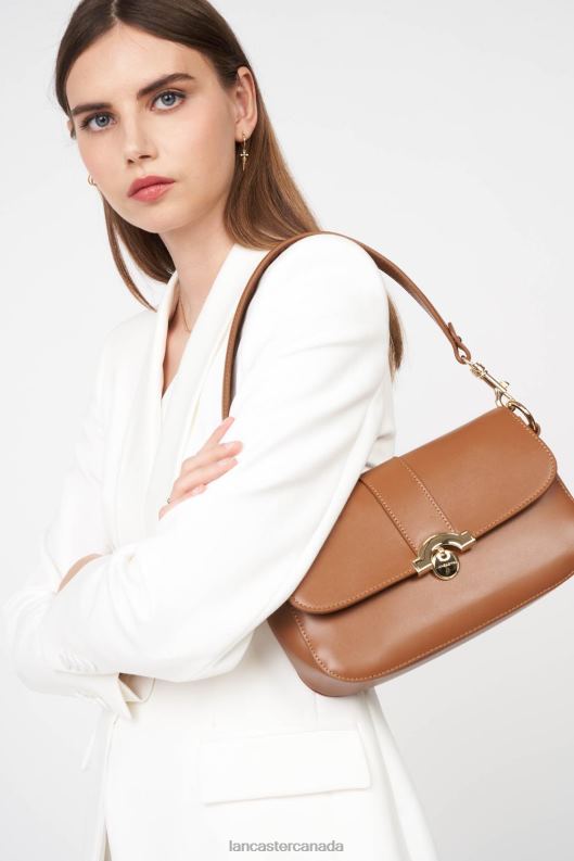 Women Baguette Bag Fashion Medaille 4J6H890 Bag Camel Lancaster Paris