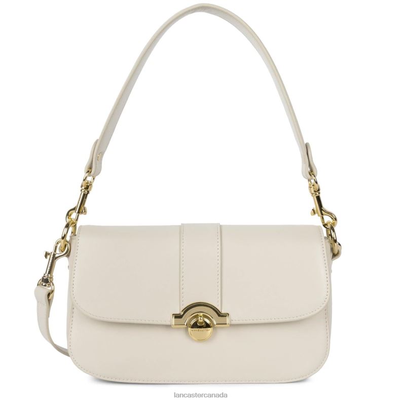 Women Baguette Bag Fashion Medaille 4J6H892 Bag Ecru Lancaster Paris