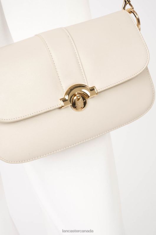 Women Baguette Bag Fashion Medaille 4J6H892 Bag Ecru Lancaster Paris