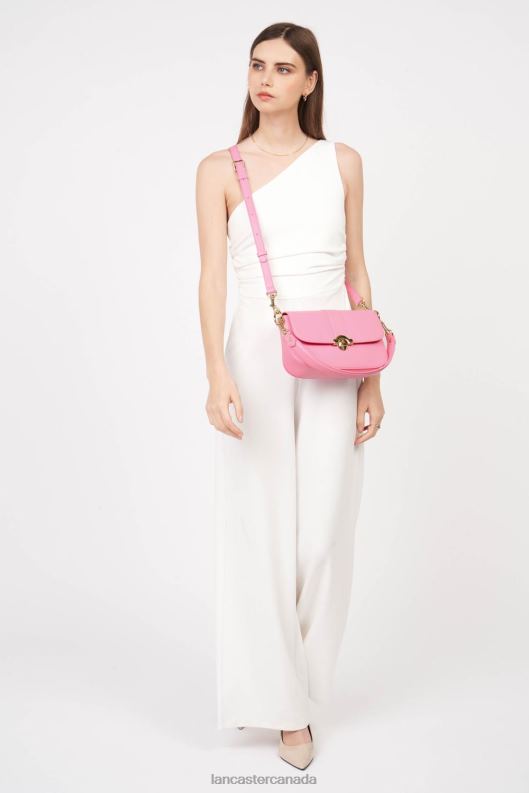Women Baguette Bag Fashion Medaille 4J6H893 Bag Rose Lancaster Paris