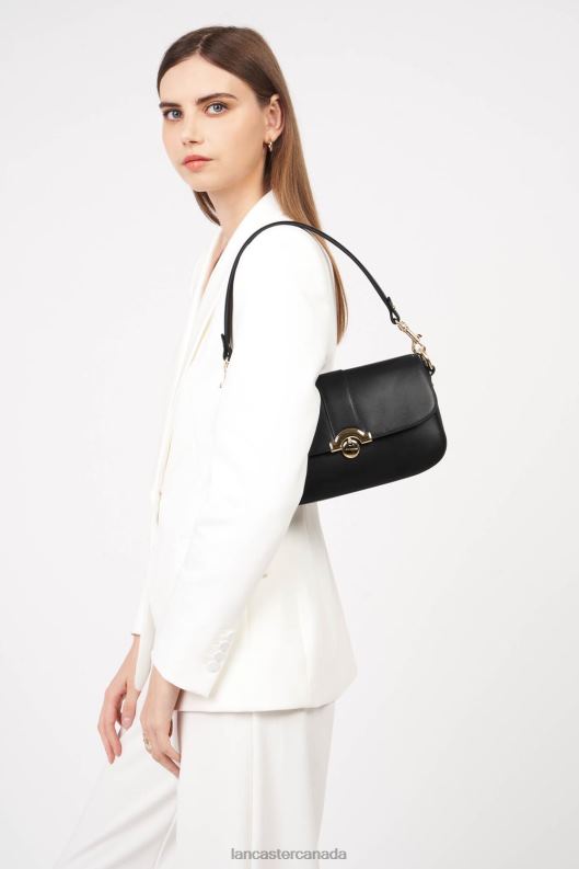 Women Baguette Bag Fashion Medaille 4J6H894 Bag Noir Lancaster Paris