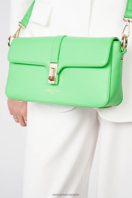 Women Baguette Bag Foulonne Milano 4J6H295 Bag Vert Ecolo Lancaster Paris