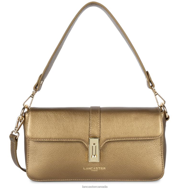 Women Baguette Bag Foulonne Milano 4J6H297 Bag Gold Antic Lancaster Paris