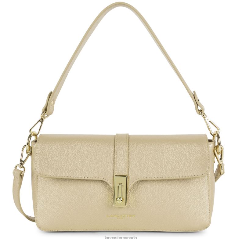 Women Baguette Bag Foulonne Milano 4J6H302 Bag Champagne Lancaster Paris