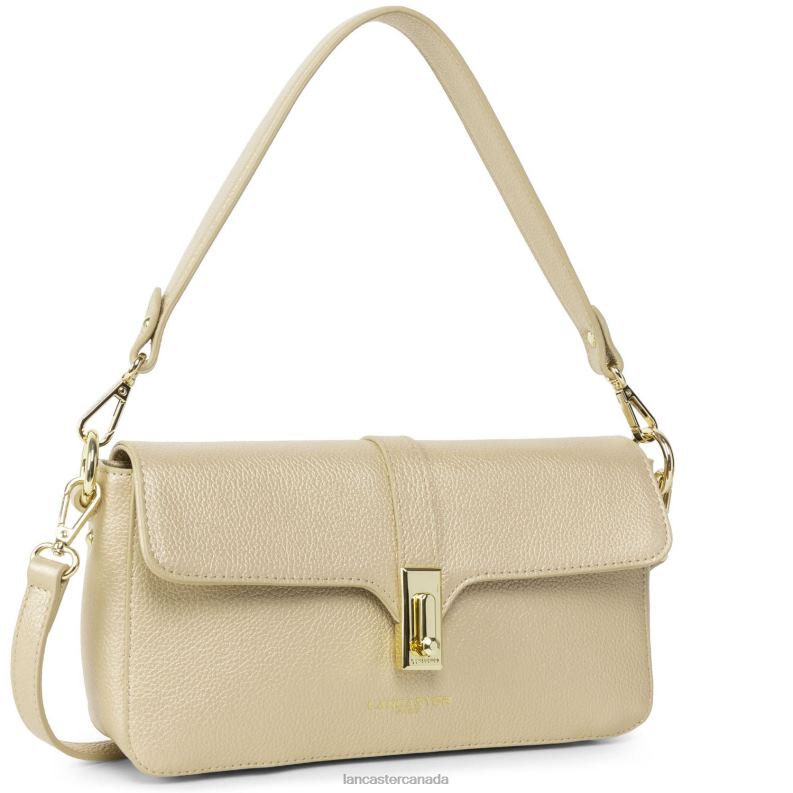 Women Baguette Bag Foulonne Milano 4J6H302 Bag Champagne Lancaster Paris