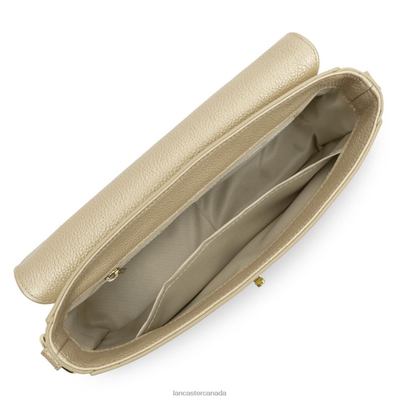 Women Baguette Bag Foulonne Milano 4J6H302 Bag Champagne Lancaster Paris