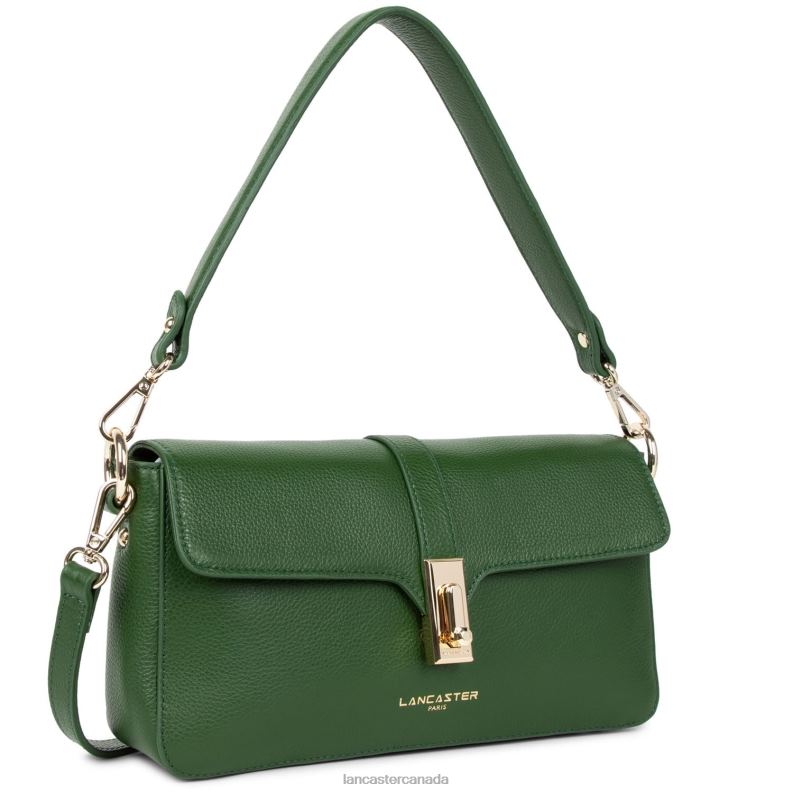 Women Baguette Bag Foulonne Milano 4J6H306 Bag Vert Pin Lancaster Paris