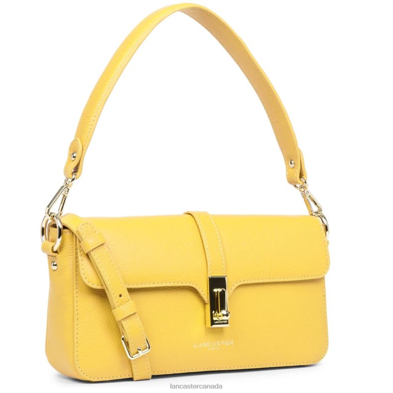 Women Baguette Bag Foulonne Milano 4J6H307 Bag Jaune Lancaster Paris