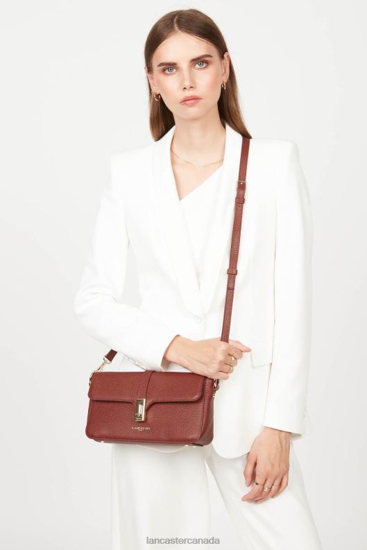 Women Baguette Bag Foulonne Milano 4J6H309 Bag Carmin Lancaster Paris