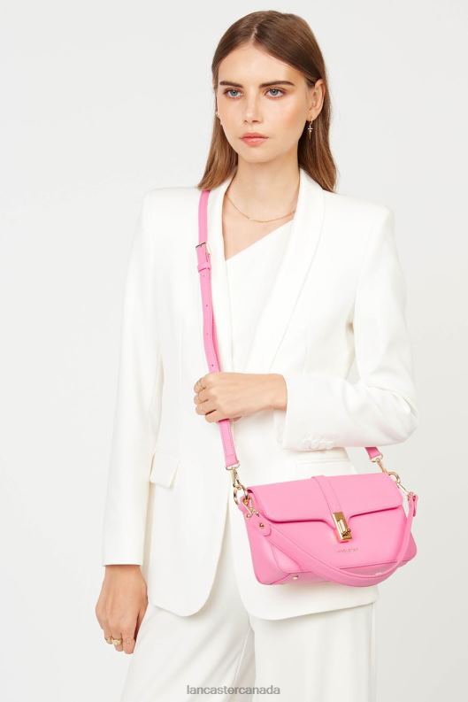 Women Baguette Bag Foulonne Milano 4J6H311 Bag Rose Lancaster Paris