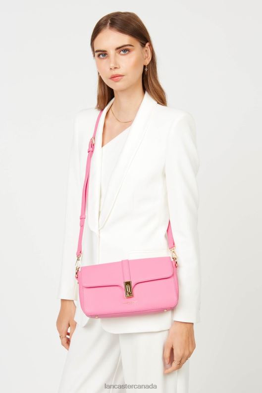 Women Baguette Bag Foulonne Milano 4J6H311 Bag Rose Lancaster Paris