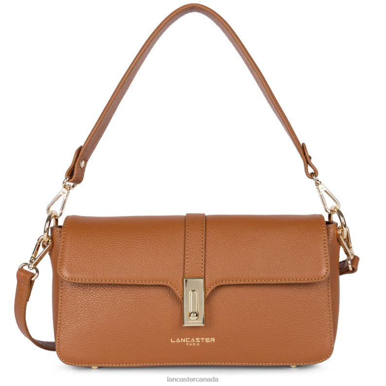 Women Baguette Bag Foulonne Milano 4J6H313 Bag Caramel Lancaster Paris