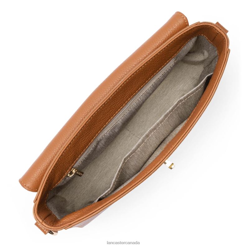 Women Baguette Bag Foulonne Milano 4J6H313 Bag Caramel Lancaster Paris