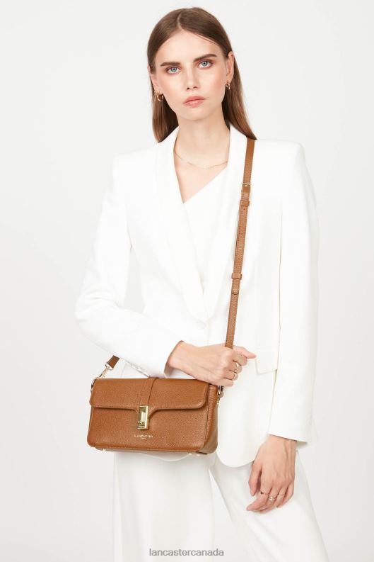 Women Baguette Bag Foulonne Milano 4J6H313 Bag Caramel Lancaster Paris