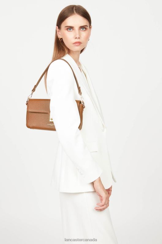 Women Baguette Bag Foulonne Milano 4J6H313 Bag Caramel Lancaster Paris
