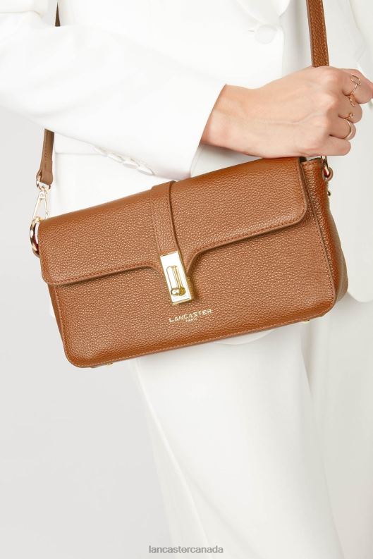 Women Baguette Bag Foulonne Milano 4J6H313 Bag Caramel Lancaster Paris