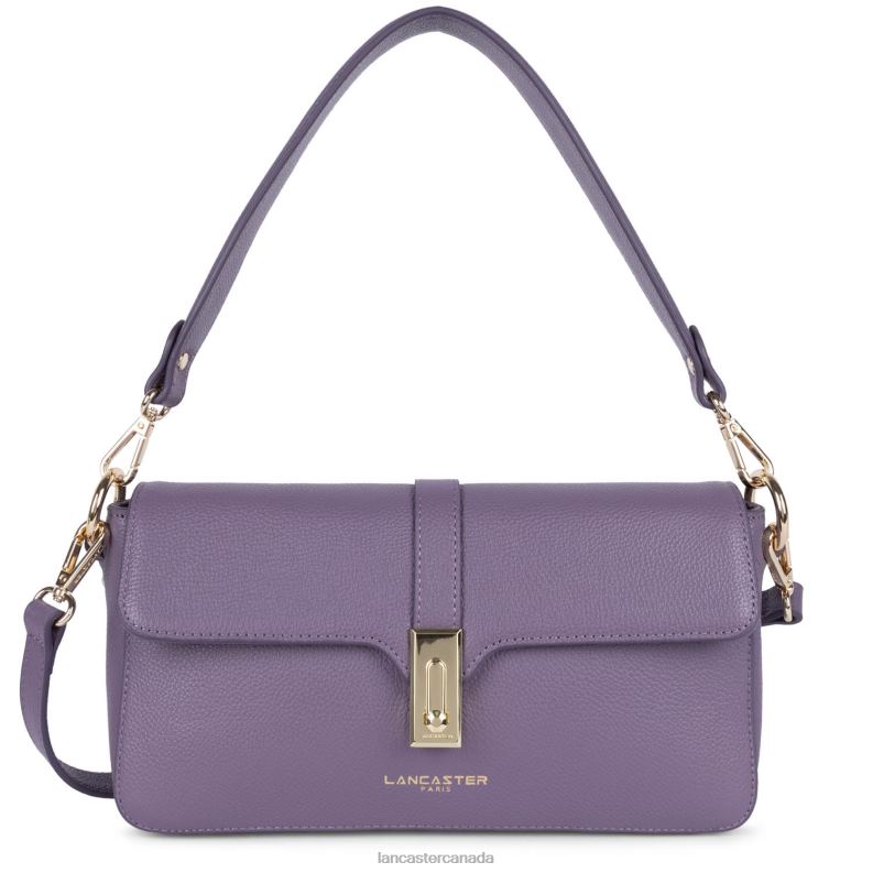 Women Baguette Bag Foulonne Milano 4J6H315 Bag Mauve Fonce Lancaster Paris