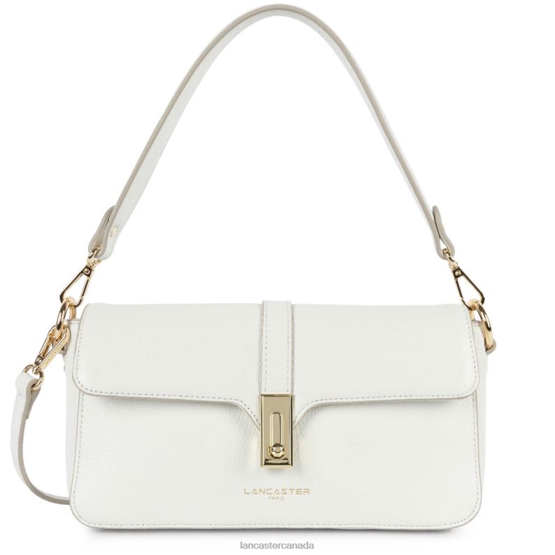 Women Baguette Bag Foulonne Milano 4J6H316 Bag Blanc Casse Lancaster Paris