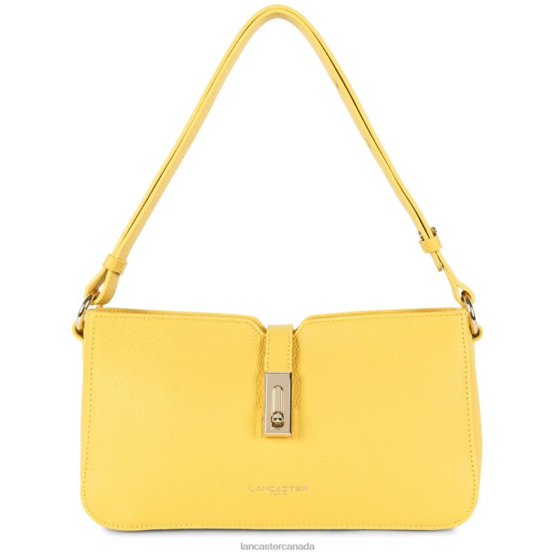 Women Baguette Bag Foulonne Milano Fashion 4J6H4136 Bag Jaune Lancaster Paris