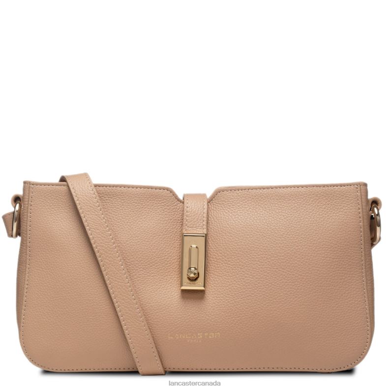 Women Baguette Bag Foulonne Milano Fashion 4J6H4139 Bag Nude Lancaster Paris