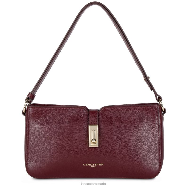 Women Baguette Bag Foulonne Milano Fashion 4J6H4141 Bag Pourpre Lancaster Paris