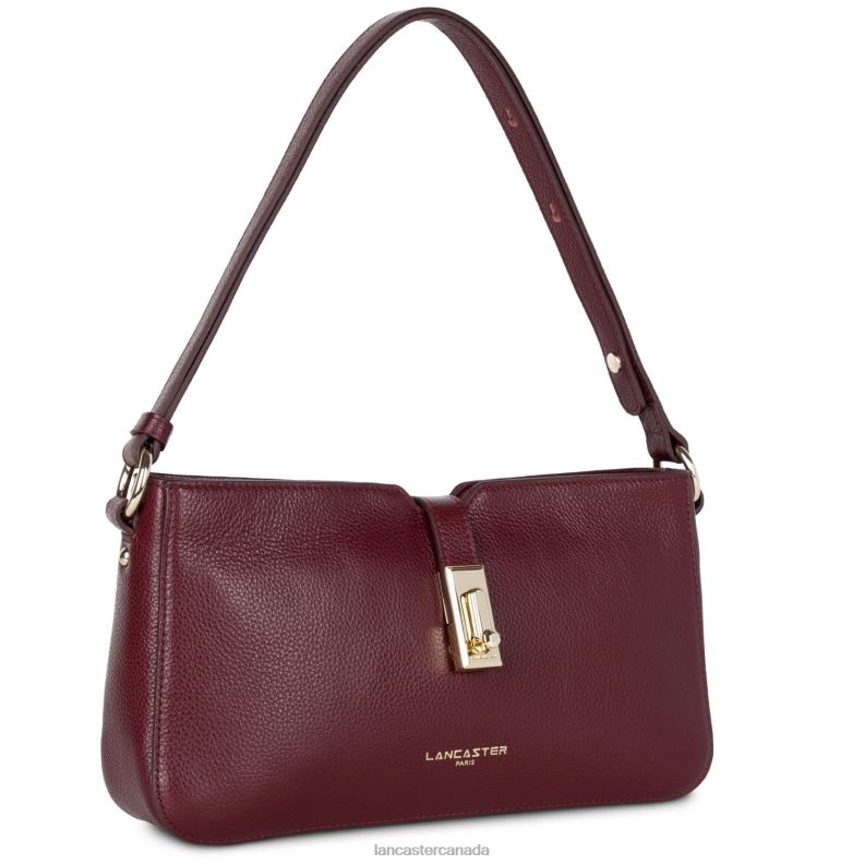 Women Baguette Bag Foulonne Milano Fashion 4J6H4141 Bag Pourpre Lancaster Paris