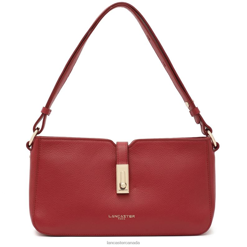 Women Baguette Bag Foulonne Milano Fashion 4J6H4142 Bag Rouge Lancaster Paris