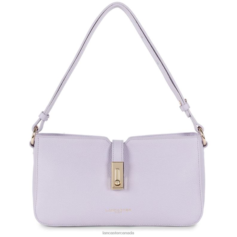 Women Baguette Bag Foulonne Milano Fashion 4J6H4143 Bag Lilas Lancaster Paris