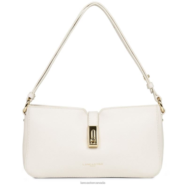Women Baguette Bag Foulonne Milano Fashion 4J6H4144 Bag Ecru Lancaster Paris