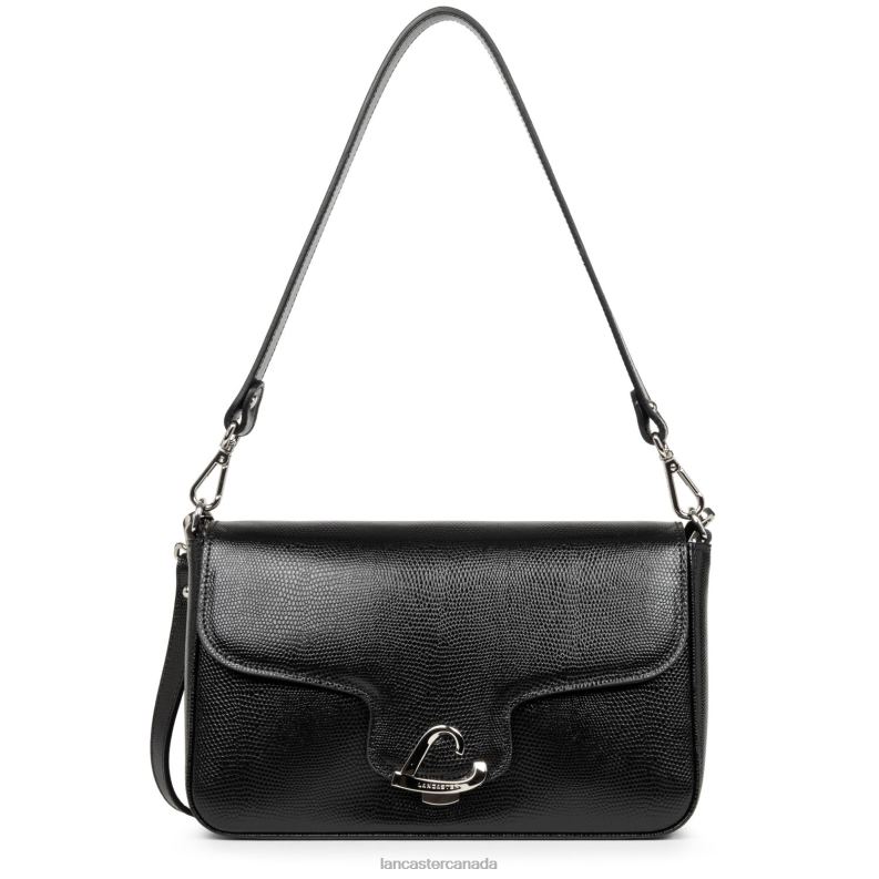Women Baguette Bag Lucertola 4J6H3248 Bag Noir Lancaster Paris