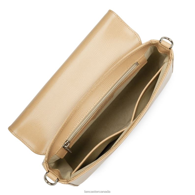 Women Baguette Bag Lucertola 4J6H3249 Bag Naturel Lancaster Paris