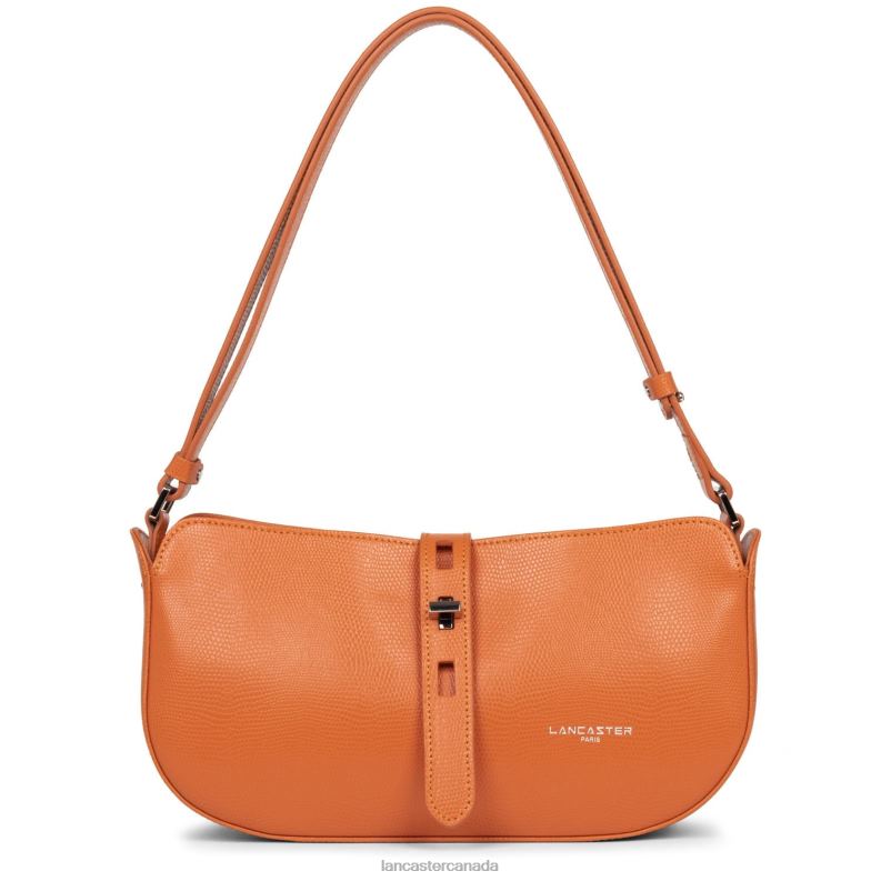 Women Baguette Bag Lucertola 4J6H4159 Bag Orange Lancaster Paris