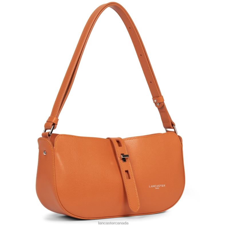 Women Baguette Bag Lucertola 4J6H4159 Bag Orange Lancaster Paris